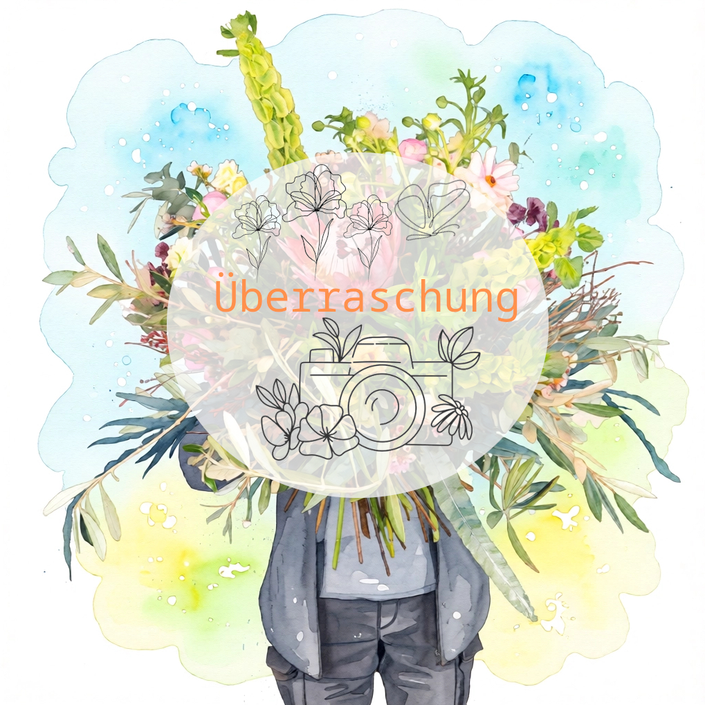 Überaschungstrauß - Aquarell - FZ Royal Touch Überraschungstrauß