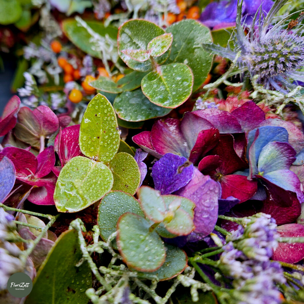 HerbstPur Kranz – Handgebundener Naturkranz aus Rosengarten 21224